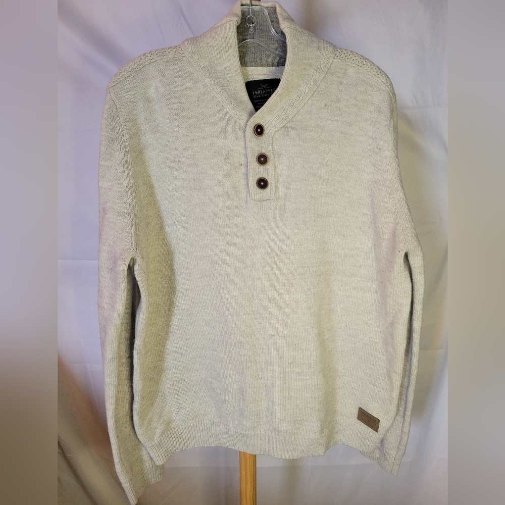 Threadbare Men's Tan Sweater Long Sleeve XXL
